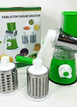 Овощерезка мультислайсер tabletop drum grater kitchen master т...