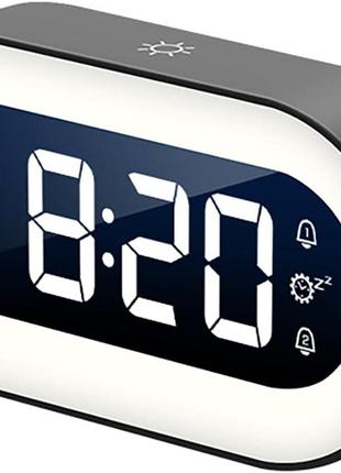 APKYO F-8818 цифровий будильник, настільний годинник із велики...