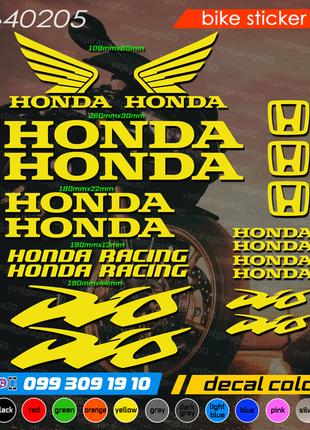 Honda Dio комплект наклеек, наклейки на мотоцикл, скутер, квад...
