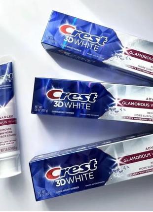 Отбеливающая зубная паста crest 3d white advanced glamorous 107 г