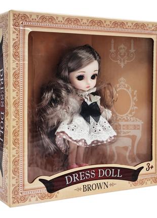 Детская шарнирная кукла YC8001-6A(Brown) 15 см