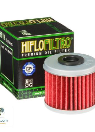 Маслянный фильтр Hiflo HF116 для Honda,HM Moto, Husqvarna, Pol...