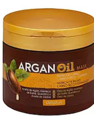 Маска для волос з  аргановою олією  кератин 400 мл  deliplus