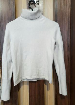 Кашемировый шерстяной гольф свитер le tricot longhin