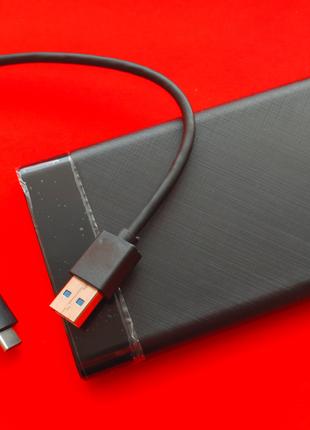Внешний карман TypeC SATA 3 USB 3.1 SSD HDD 2.5" 6Gbps