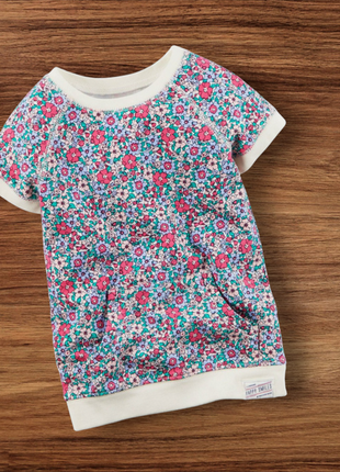 Туника футболка блуза в цветы цветочный принт украинский стиль...