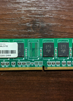 Оперативная память DDR400 DIMM PC3200 1Gb GoodRAM GR400D64L3/1G