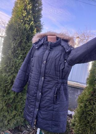 Женская удлиненная куртка на синтепоне деми xl/xxl (е281)