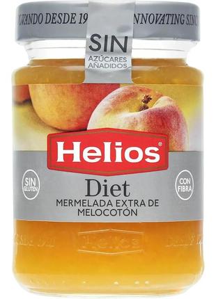 Джем helios из персиков без сахара 280 г