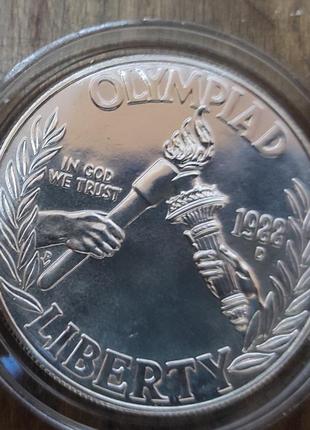 США 1 доллар 1988 г. Серебро XXIV Летние Олимпийские игры в Се...