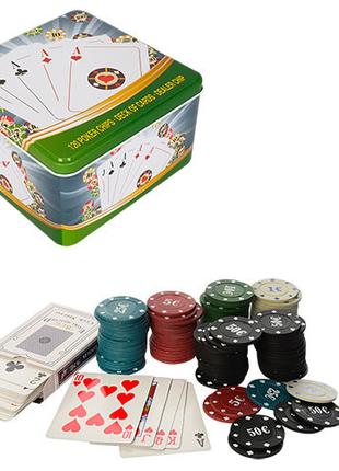 Настільна гра Покер D7 фішки з номіналом
