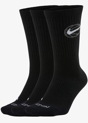 Баскетбольні шкарпетки Nike Everyday Crew Basketball Socks (3 ...