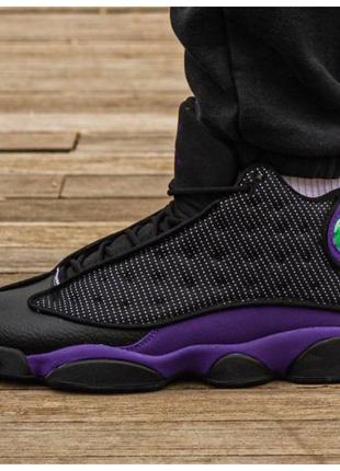 Мужские кроссовки Nike Air Jordan 13 XIII Retro Black Purple, ...