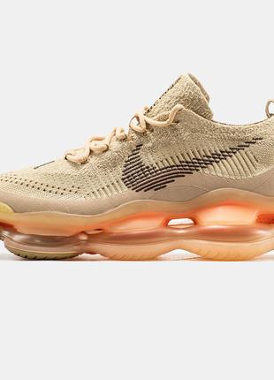 Мужские кроссовки Nike Air Max Scorpion Flyknit Beige Orange, ...