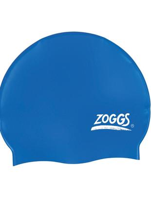 Шапочка для плавання Zoggs Silicone Cap синя