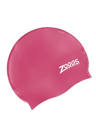 Шапочка для плавання Zoggs Silicone Cap рожева