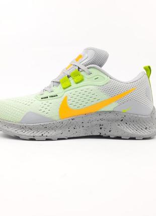 Nike pegasus trail бирюзовые кроссовки женские сетка текстиль ...