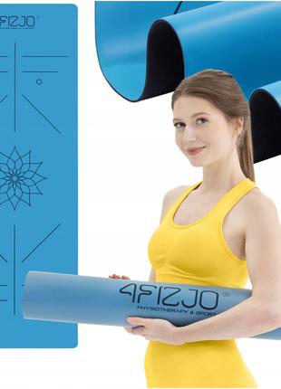Коврик (мат) спортивный 4FIZJO PU 183 x 68 x 0.4 см для йоги и...