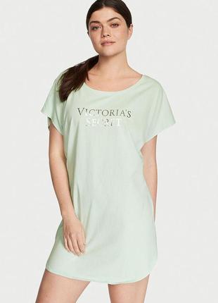 Ночная рубашка victoria's secret lightweight cotton хлопок xs/...