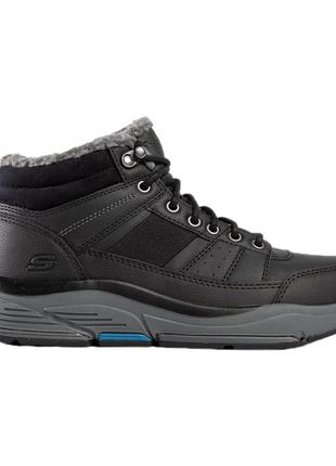 Мужские ботинки Skechers Benago Черный 46 (66199-BLK-0001)