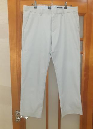 Светло-серые брюки gap tailored 36/30