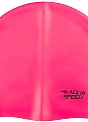 Шапочка для плавания Aqua Speed MONO XL 3866 розовый Уни OSFM ...