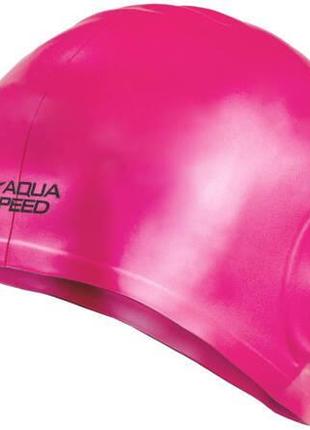 Шапочка для плавания Aqua Speed EAR CAP VOLUME 60472 розовый У...