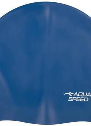 Шапочка для плавания Aqua Speed MONO XL 3863 синий Уни OSFM 27...