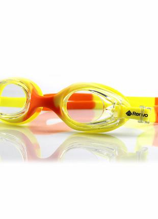 Очки для плавания Renvo Apure Anti-fog JR Желтый Оранжевый OSF...
