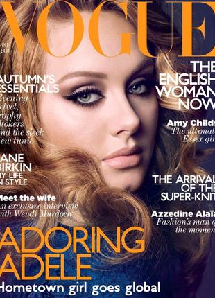 журнал Vogue UK (October 2011), журналы Адель, мода-стиль
