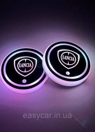 Підсвітка в підсклянник із логотипом LANCIA з датчиком світла ...