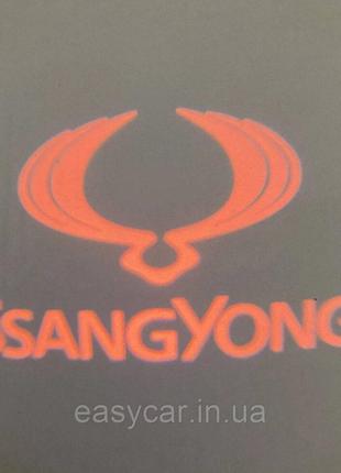 Логотип подсветка дверей Санг Йонг Lazer door logo light Ssang...