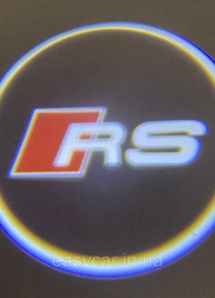 Логотип подсветки двери Ауди RS Lazer door logo light AUDI RS ...