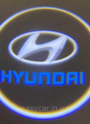 Логотип подсветки двери Хюндай Lazer door logo HYUNDAI Код/Арт...