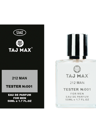 Taj max 212 man 50 ml 001 парфюмированная вода для мужчин