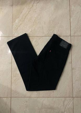 Джинсы штаны levis 514 черные базовые мужские