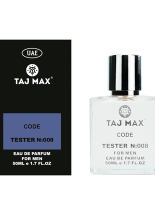 Taj max code 50 ml 008 парфюмированная вода для мужчин