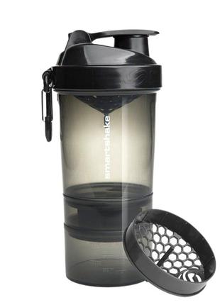 Шейкер спортивний SmartShake Original2GO 600ml Dark Gray