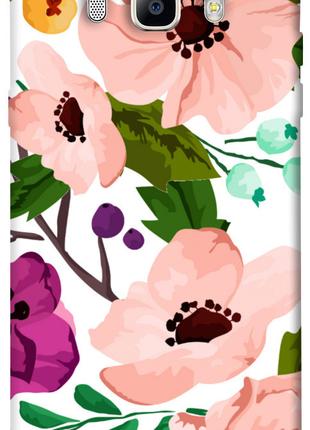 Чехол itsPrint Акварельные цветы для Samsung J510F Galaxy J5 (...