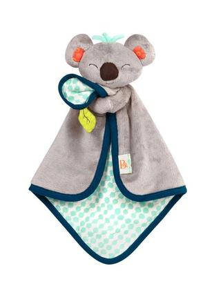 Мягкая игрушка коала соня с полотенцем b. toys 32 см