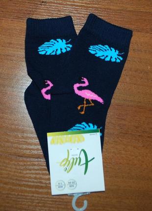 Демисезонные носки бросс bross 3-5 фламинго