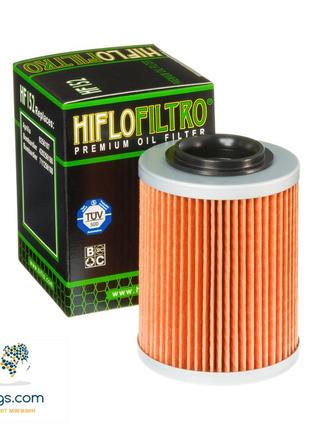 Масляный фильтр Hiflo HF152 для Aprilia, Bombardier, Can-Am, H...