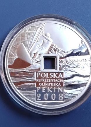 Польща - Польша 10 злотих 2008 0,925 серебро 14,14 гр. ХХIX ОЛ...