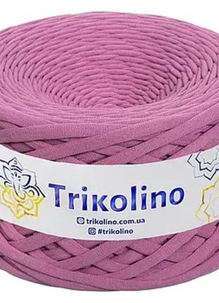 Пряжа трикотажная 7-9 мм "trikolino", цвет пыльная роза