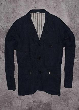Pedaled japan blazer (мужской пиджак блейзер лен япония )