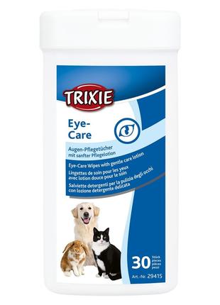 Гігієнічні серветки Trixie для догляду за очима собак та котів...