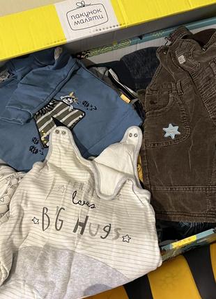Набор брендовой одежды от 0-3 лет (брюки, кофта, футболка, бод...