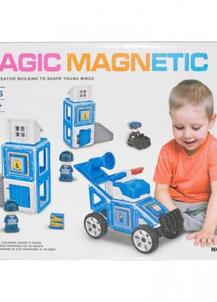 Магнитный конструктор полиция magic magnetic jh8963