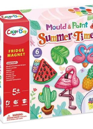 Набор детского творчества форма и краски - лето магниты на хол...