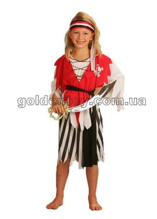 Карнавальный костюм для девочки пиратка 088915